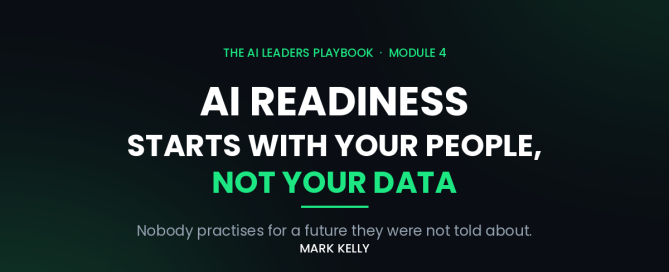 AI readiness featured image reading AI Readiness Starts With Your People, Not Your Data