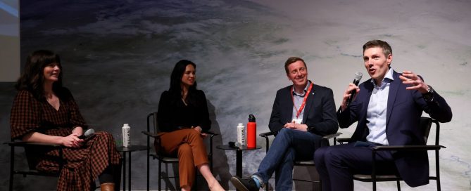 Mark Kelly moderating an AI in healthcare panel at the RCSI National Healthcare Outcomes Conference